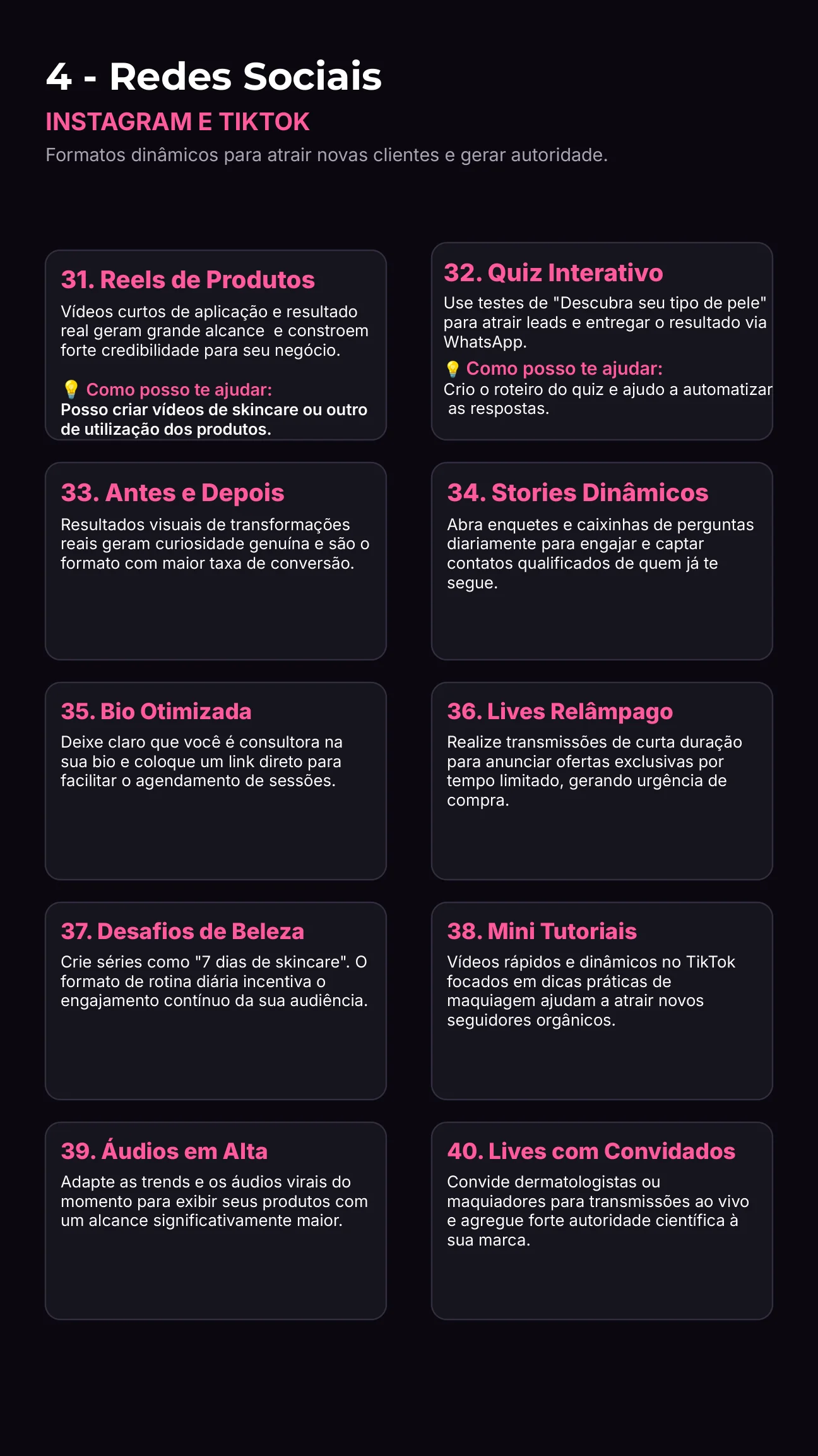 Página de Redes Sociais